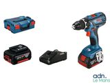 Perceuse-visseuse sans fil Bosch 18 V avec 2 batteries et un chargeur
