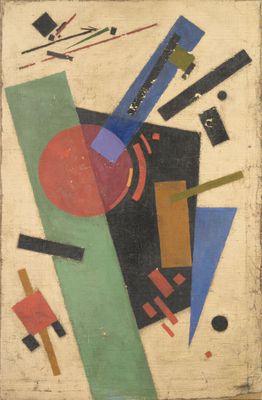 Dans le goût de MALEVITCH "composition abstraite" HST, non s…