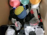 a box full of assorted items that are in it