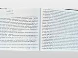 an open book that is sitting on a table