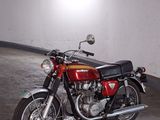 a motorcycle that is parked in a parking garage