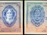 deux images différentes d'un billet de banque sur lequel figure le portrait d'une femme