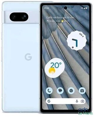 the google pixel phone is shown next to the google logo