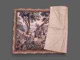 a picture of a tapestry hanging on a wall