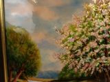 a picture of a painting on the wall of a room