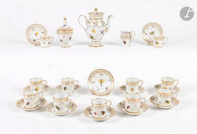 de nombreux types de tasses et soucoupes pour le thé et le café