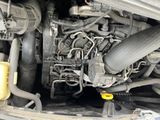 a close up view of the engine of a truck