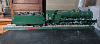 a toy train that is sitting on a table