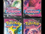 quatre paquets du jeu de cartes à collectionner Pokémon : Pokémon Fusion
