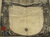 an old document with a picture of a man on it