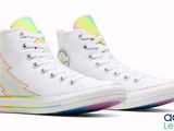 converse all star rainbow high top sneakers