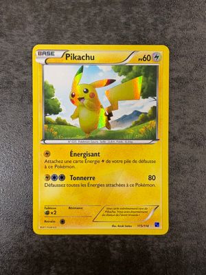 a close up of a pokemon card on a table