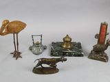 a lot of different items that are sitting on a table
