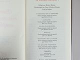 an open book with a list of things on it