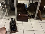several pieces of luggage are sitting on the floor in a room