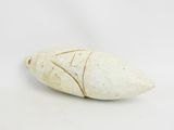 an image of a white stone object on a white surface