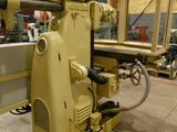 a machine that is sitting inside of a building