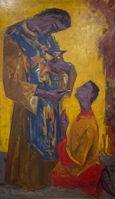 Fernand ELIE (1906-1992) Le Communiant
