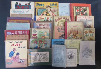 many children ' s books that are on the table