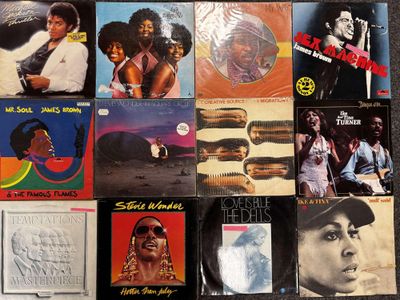 Funk/Soul/RnB. Lot de 38 disques vinyles 33T, Maxi 33T et Ma… - Photo 1