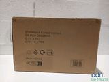 a box that is sitting on a table in front of a wall
