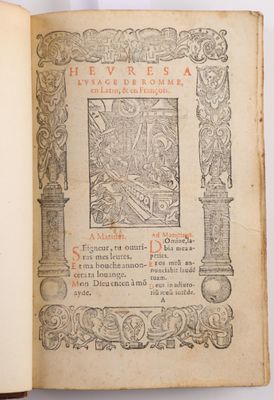 Heures à l'usage de Romme, en latin, & en françois. Paris, L… - Photo 1