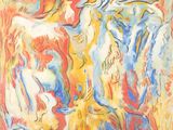 a painting of a painting with many different colors on it