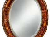 une image représentant un miroir rond sur fond blanc