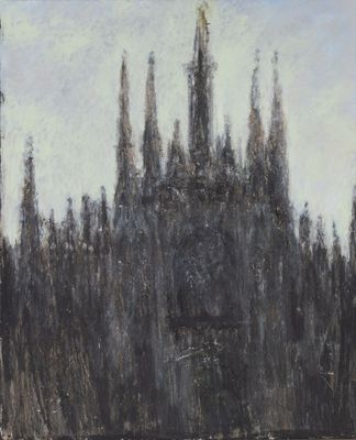 Hervé THIBAULT (né en 1944) Milan, La cathédrale Huile sur t… - Photo 1