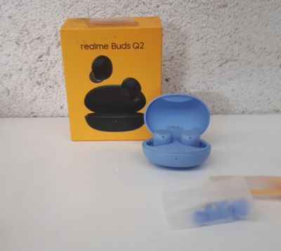 Écouteurs sans Fil-Realme Buds Q2 Bleu-Bluetooth 5.