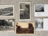 plusieurs vieilles photographies en noir et blanc représentant un homme et une femme