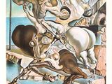 une image d'un tableau représentant un homme sur un cheval