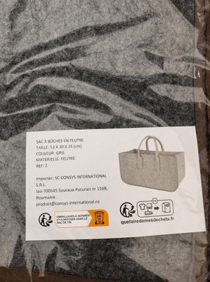 a bag that is sitting in a bag on a table