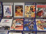 a lot of video games on display on the table