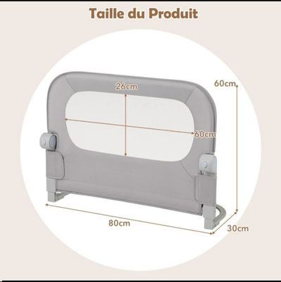 the baby gate is made of plastic and has a metal frame
