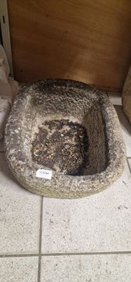 un chat assis dans un panier posé par terre