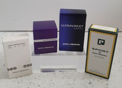 Paco Rabanne lot de 4 miniatures edt et edp
