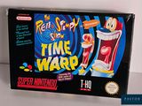 a box of retro video game time warpp on a table