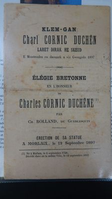 un livre avec l'image d'un homme dessus