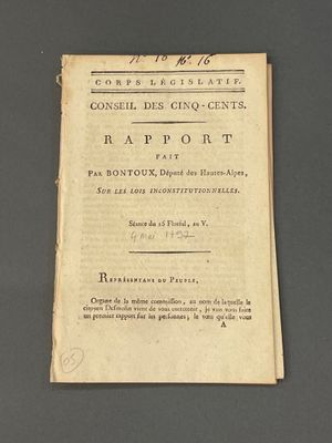 Quatre documents révolutionnaires sur les HAUTES-ALPES