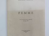 the cover of the book femmee by maurice carme