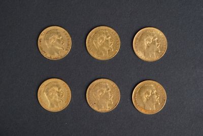 six gold sovereigns of the united states