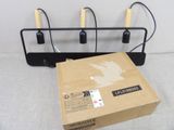 a cardboard box and a pair of scissors on a table