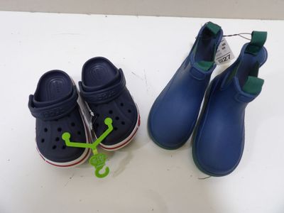 a pair of shoes and a pair of shoes on a table