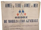 a sign that says ordre de mobilisation generale