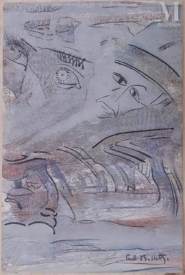 painting of a man and a woman in a boat on a lake