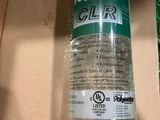 a bottle of clear water sitting in a box