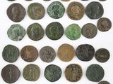 a collection of roman coins