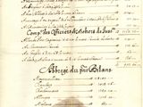 un vieux document sur lequel figure l'image d'un arbre