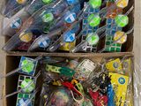 a box full of assorted items that are in the box